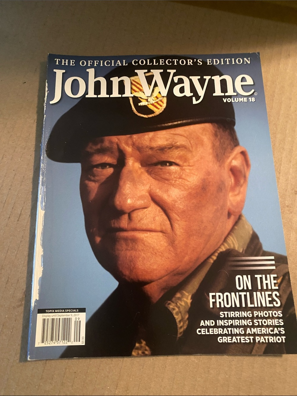 JOHN WAYNE Official Collector's Edition Volume 18 magazine SEPT 2017 Frontlines